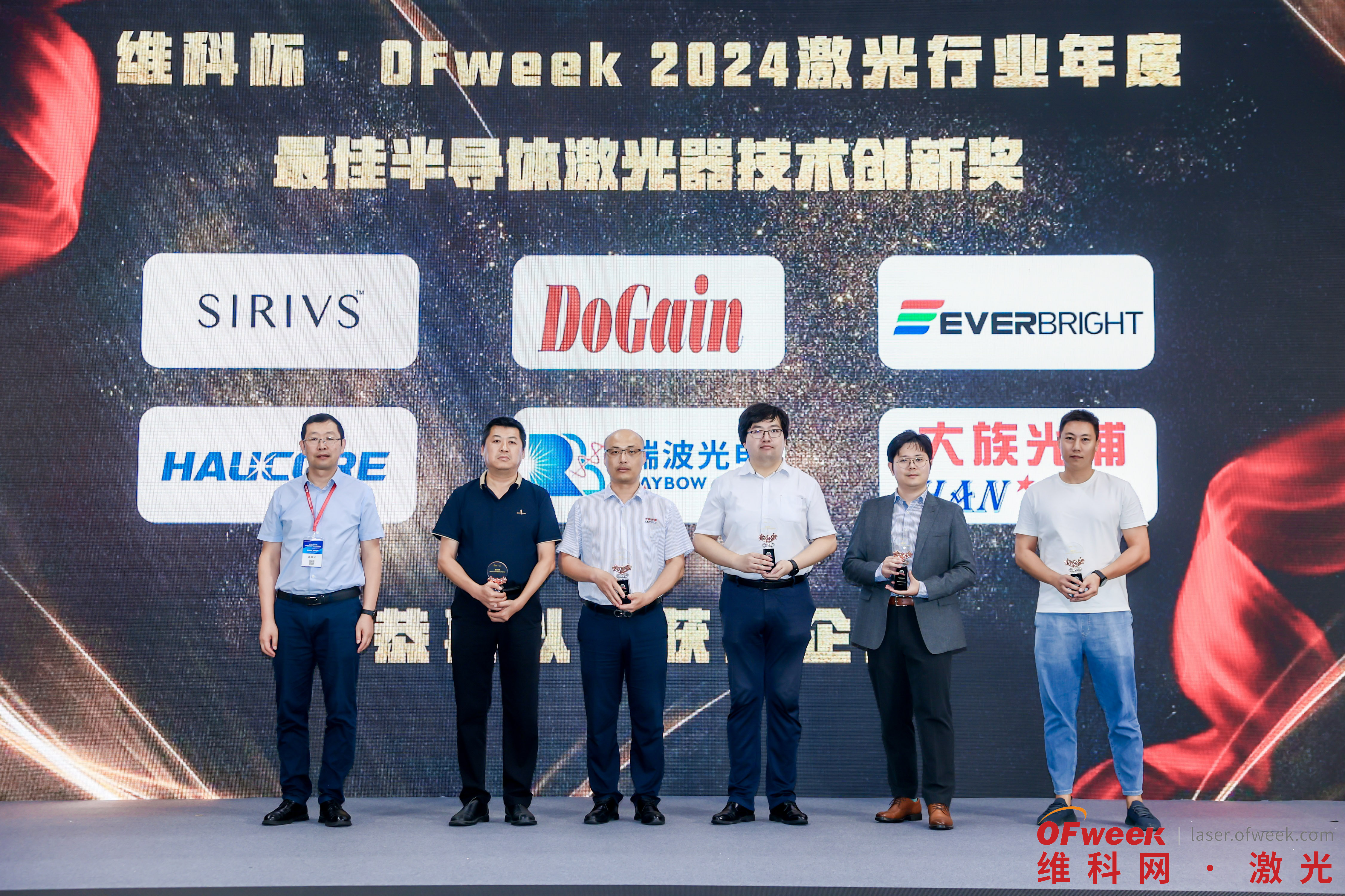 瑞波光電榮獲2024OFWEEK最佳半導(dǎo)體激光器技術(shù)創(chuàng)新獎(jiǎng)